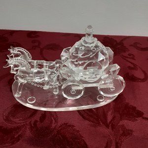 Godinger Silver Art Co. Ltd 2004 Crystal Coach Figurine